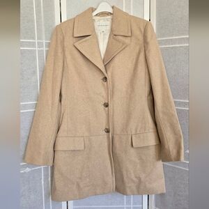 Banana Republic Tan Wool Coat